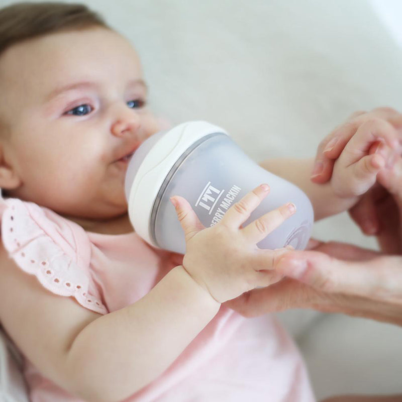 Silicone Baby Bottle - Soft Natural Feel, Anti-Colic