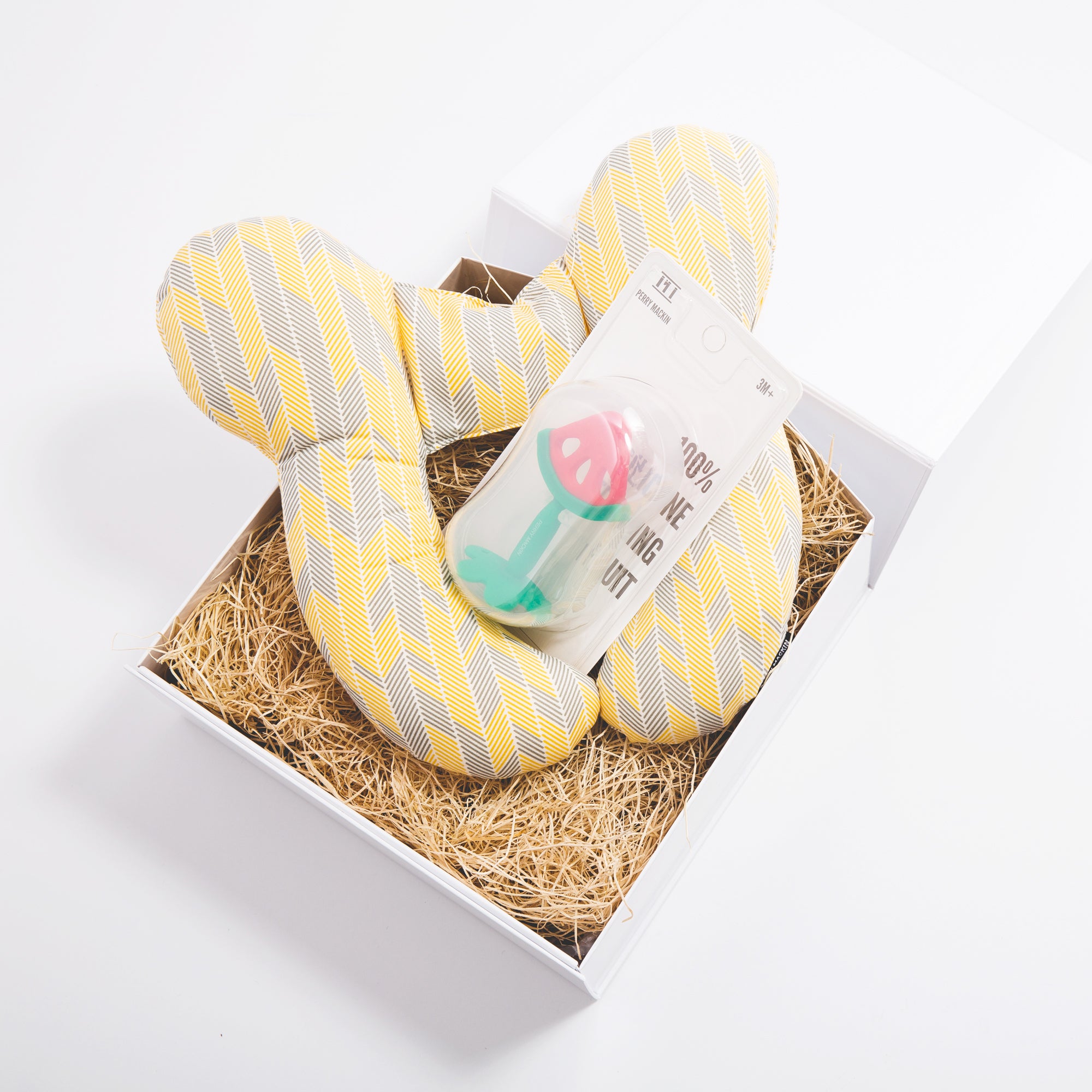 Image of Perry Mackin baby neck pillow and baby teether 3