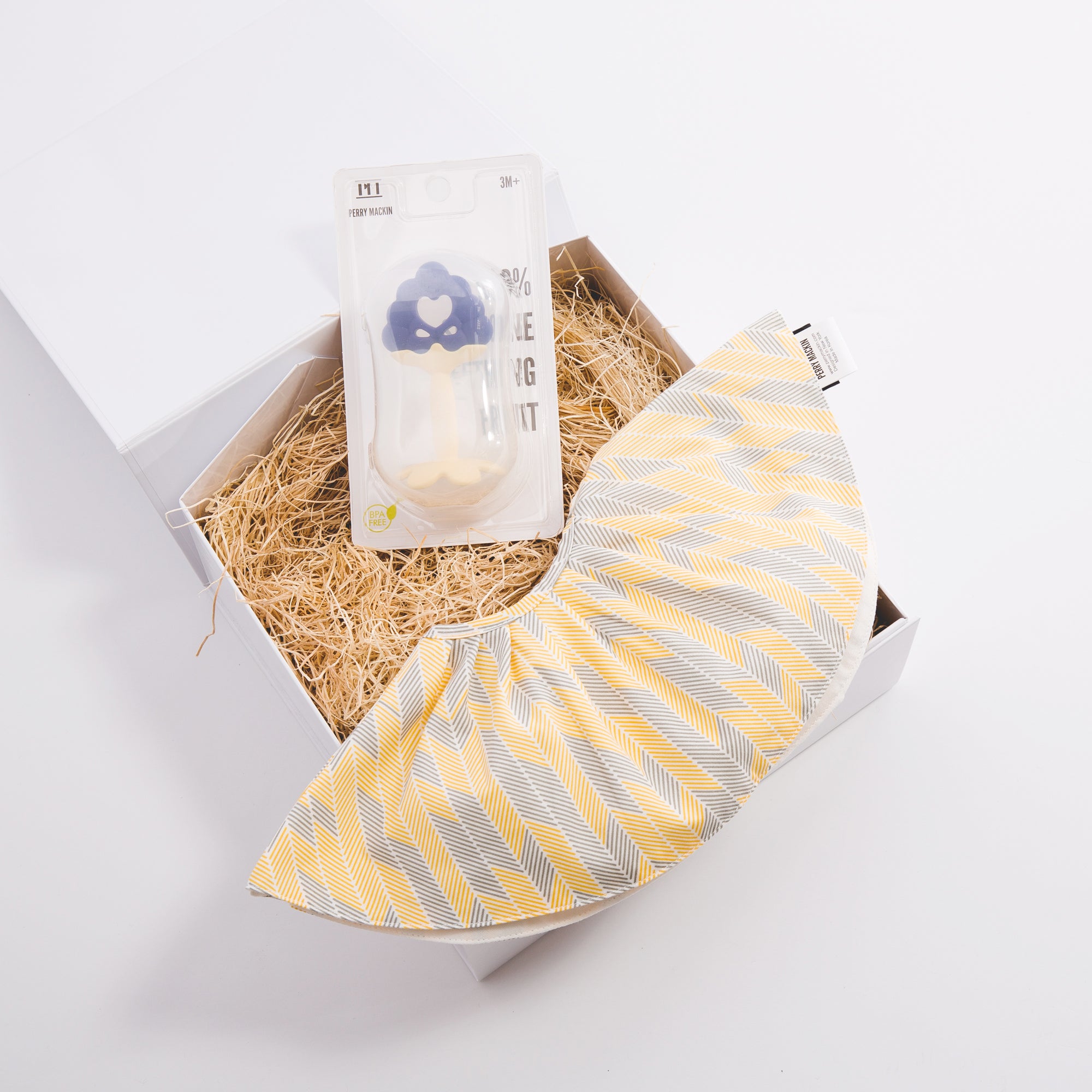 bib and teether set 3