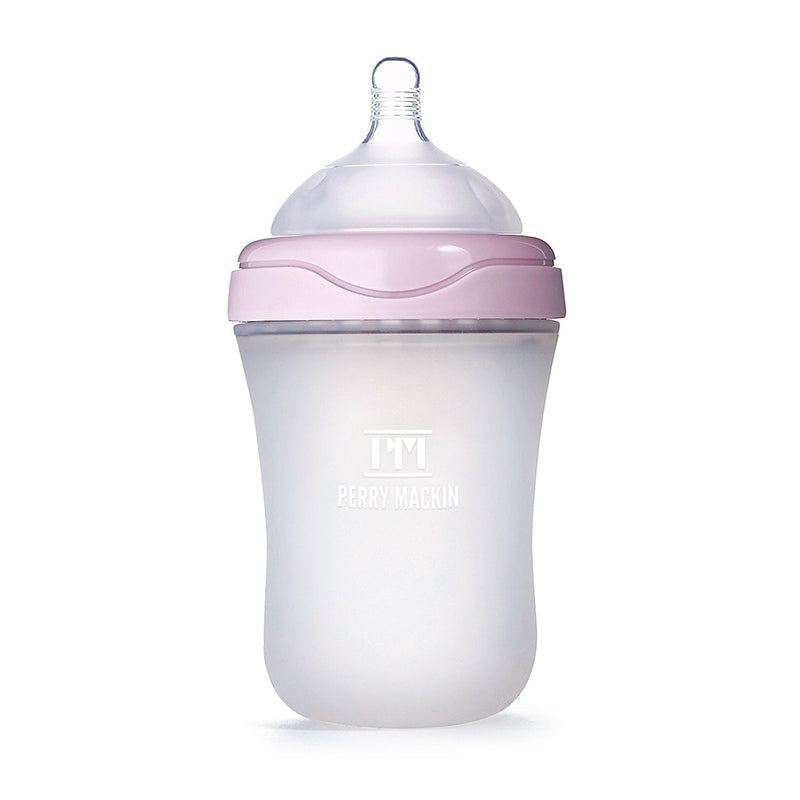 Silicone Baby Bottle - Soft Natural Feel, Anti-Colic