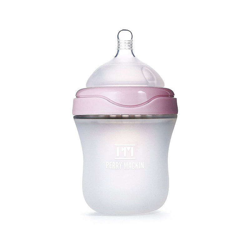 Silicone Baby Bottle - Soft Natural Feel, Anti-Colic